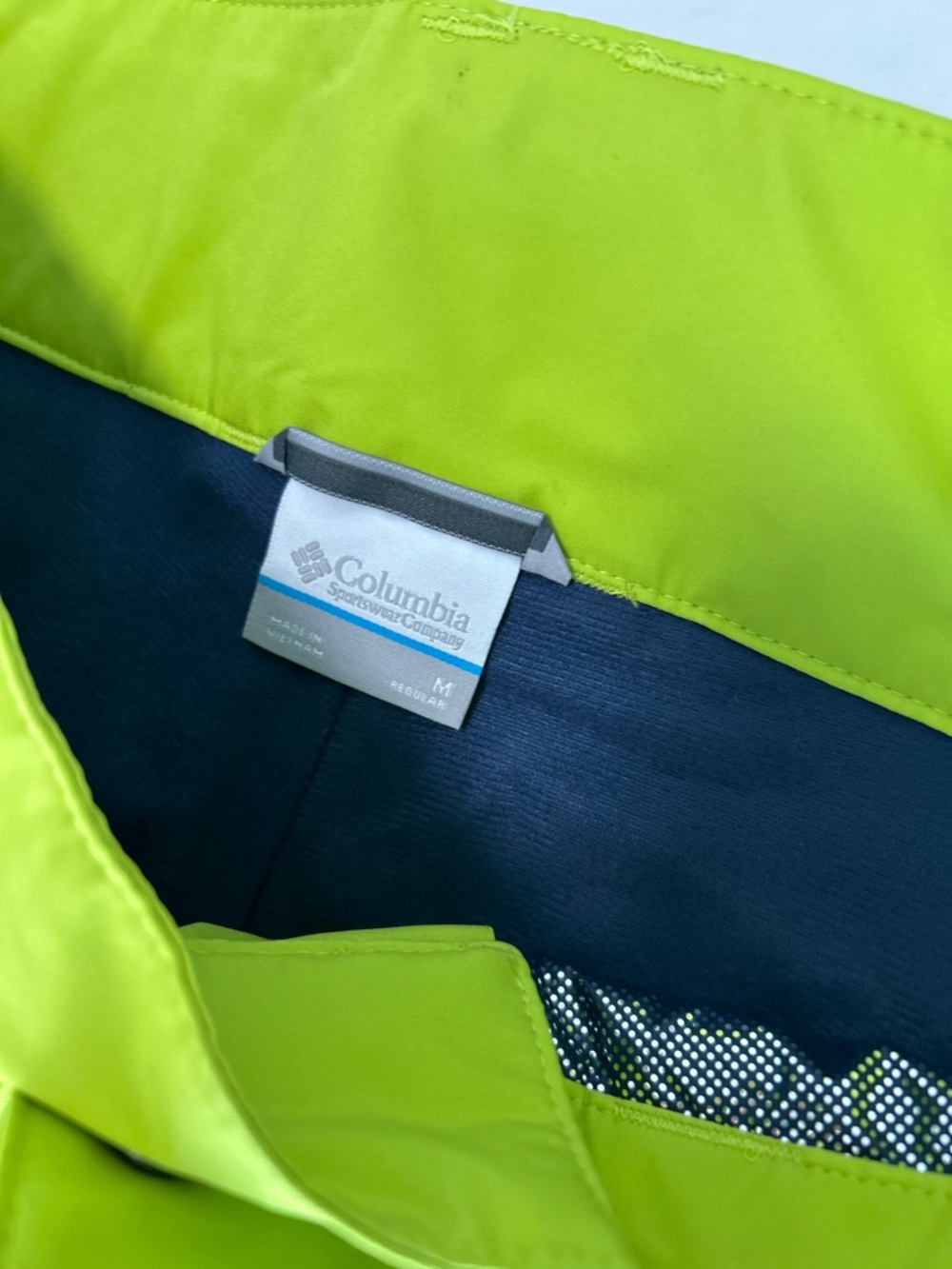 NWT Columbia OMNI-TECH Powder Stash Snowboard Pant Medium Lime Green Ski Outdoor - Picture 3 of 10
